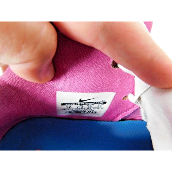 Ladies Size 10 RARE Breast Cancer Ribbon Nike Hyperfuse White/Pink 525021-101 - Picture 11 of 12